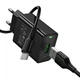 Зарядное устройство с быстрой зарядкой QC3.0 и кабелем USB to Type-C HOCO CS92A 1USB Черный - изображение 5