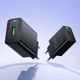 Зарядное устройство с быстрой зарядкой QC3.0 и кабелем USB to Type-C HOCO CS92A 1USB Черный - изображение 8