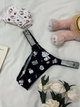 Трусики жіночі зі стразами чорні Хеллоу Кітті Victoria Secret Hello Kitty, XS/S - зображення 2
