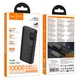 Павербанк 10000mAh зі швидкою зарядкою 22.5W+PD20W HOCO J158 Pro 2USB, 1Type-C Чорний - зображення 2