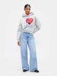 Худи теплое женское Gap 822816709 XL Серое (1159854377) - изображение 3