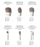 Набор кистей для макияжа Morphe Along for the Glide 6-Piece Travel Brush Set - изображение 5