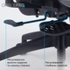 Кресло офисное OfficePro Skyline Footrest Black/Dark Gray (OC750-B-DG-DG) - изображение 13