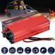 Інвертор автомобільний UKC AR 2500W 24V-220V, перетворювач напруги для вантажівок та автобусів з USB та двома кулерами - зображення 3