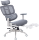 Кресло офисное OfficePro Skyline Footrest White/Dark Gray (OC750-W-DG-DG) - изображение 7