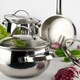 Каструля з кришкою VINZER Culinaire series Ø 24 см-7 л 89168 - зображення 4
