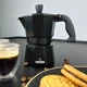 Гейзерна кавоварка VINZER Moka Nero, 3 чашки [89394] - зображення 4