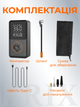 Компресор автомобільний Чорний 70W 20л/хв Акумуляторний з функцією PowerBank та LED-ліхтарем - зображення 6