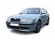 Накладка на бампер Skoda Octavia 1996 - 2010 юбка губа канарды черного цвета стеклопластик под покраску. - изображение 3