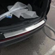 Накладка на задний бампер TOYOTA COROLLA IX WAGON (E120) Тойота Королла 9 универсал 2001-2006 с загибом Хром - изображение 8