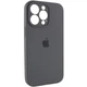 Чохол Silicone Premium case з захистом камери для iPhone 13 Pro Max Full Camera Protective dark grey 9733 - изображение 2