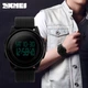 Наручные часы Skmei 1206 Ultra New Черные с черным циферблатом - изображение 9