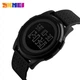 Наручные часы Skmei 1206 Ultra New Черные с черным циферблатом - изображение 10