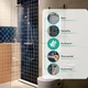Душова система hansgrohe Activera S 240 1jet EcoSmart+ 28083000, з термостатом Ecostat Fine Varia, хром - зображення 3