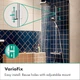 Душова система hansgrohe Activera S 240 1jet EcoSmart+ 28083000, з термостатом Ecostat Fine Varia, хром - зображення 4
