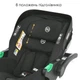 Автокресло бебикокон El Camino i-Fix+ ME 1110 Moon Black (0-13 кг) - изображение 10