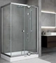 Душова кабіна Shower Saturn 120x90х190 см прямокутна без піддону розсувні двері прозоре скло 6 мм - зображення 2