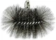 Щетка ерш котельная LESSMANN 80х120х150 мм резьба W1/2 дюйма, стальная гофрированная проволока 0,30 мм (529311) - изображение 2