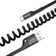 Кабель Baseus Fish-Eye USB to Type-C 2A (1m) Black — 2 штуки в упаковці - зображення 3