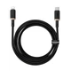 Кабель Baseus Dura Series Fast Charging Type-C to Lightning 20W (2m) Black/Gold - зображення 2