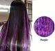 Блестящие фиолетовые голографические пряди purple для волос на клейкой ленте Набор 10 штук блестящие декоративные нити голографик для прически 60 см - изображение 2