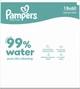 Упаковка детских влажных салфеток Pampers 99% Water 60 шт х 18 пачек (1080 шт) (8006530116374) - изображение 2