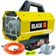 Газовая тепловая пушка BLACK 15 кВт (дуйка) — Мощный обогреватель до 150 м² + Шланг и Редуктор (Польша) - изображение 1