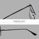 Мужские поляризационные солнцезащитные очки KINGSEVEN N7735 Black Gray - изображение 5