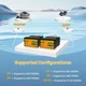 Акумулятор ECO-Worthy LFP 24-100 LiFePO4 Bluetooth - LiFePO4 на 24 В 100 ампер-часов - изображение 5