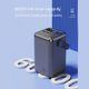 Повербанк Powerbank 60000 мА·ч для ноутбука, быстрая зарядка PD 100W, портативная зарядная станция, LED-дисплей, фонарик - изображение 4