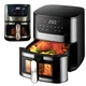 Аэрогриль Rainberg RB-2268 4200W аэрофритюрница безмасляная без масла с регулировкой температуры 8 л - изображение 11