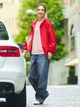 Ветровка с капюшоном женская Uniqlo 870590711 XS Красная (1159855663) - изображение 4