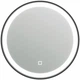 Зеркало Juventa Faro 60 Round в черной раме с LED-подсветкой и сенсором (FrMR-60 черное) - изображение 1