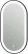 Зеркало Juventa Faro 50 Oval в черной раме с LED-подсветкой и сенсором (FrMOv-50 черное) - изображение 1