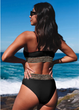 Жіночий купальник FS High Waist Bikini L Чорний (9083) - зображення 5