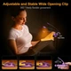Настольная лампа для чтения аккумуляторная Gritin 19 LED гибкая 1200 mAh до 80 ч работы (G1321) Dark Purple - изображение 5