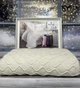 Вязаный плед с помпонами 220 на 240 см Zeyd Home бежевый 3942 - изображение 3
