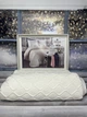 Вязаный плед с помпонами 220 на 240 см Zeyd Home белый 1104108 - изображение 3