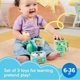 Набір Fisher-Price Baby Toys Laugh & Learn Ready to Go, 3 електронні навчальні завдання для дітей віком від 6 місяців (англійською мовою) - зображення 2