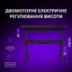 Геймерський стіл Lorgar ELITE 90W Wood Black (LRG-DE90W) - зображення 9