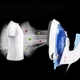 Ручна парова праска 30 мл 1000W Mini Steam Iron HT-558B 17х12х8 см, дорожня, з регулюванням температури та насадкою щіткою - зображення 5
