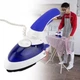 Ручна парова праска 30 мл 1000W Mini Steam Iron HT-558B 17х12х8 см, дорожня, з регулюванням температури та насадкою щіткою - зображення 6
