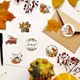 Набір круглих наліпок Осінь 8 шт - изображение 2