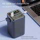 Повербанк 60000 мА·ч для ноутбука, быстрая зарядка PD 100W, портативная зарядная станция, LED-дисплей, фонарик - изображение 4