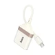 Картрідер Type-C Hoco UA40A Crystal 2-в-1 SD / MicroSD (TF) Transparent Бежевий - зображення 2