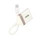 Картрідер Type-C Hoco UA40A Crystal 2-в-1 SD / MicroSD (TF) Transparent Бежевий - зображення 6