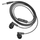 Провідні навушники гарнітура Hi-Fi Hoco M121 Bright Universal з мікрофоном (3.5mm) 1.2 м Чорні - зображення 2