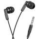 Провідні навушники гарнітура Hi-Fi Hoco M121 Bright Universal з мікрофоном (3.5mm) 1.2 м Чорні - зображення 3