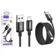 USB кабель для быстрой зарядки Hoco X89 High Speed USB-A - micro USB 2.4A 2 м Черный - изображение 4