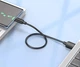 Кабель для павербанка HOCO X96 USB-A - Type-C 27W 0.25 м Черный - изображение 6